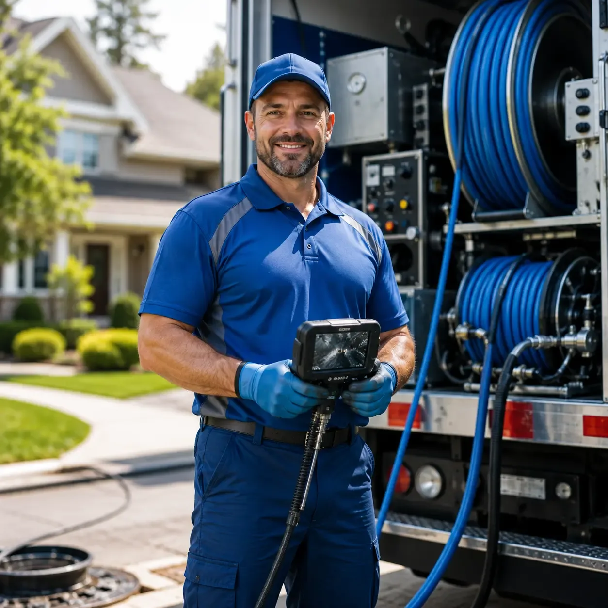 Local outdoor drain cleaning specialists in Campus, IL